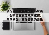 包含转折点！亚特兰大临场应变；全明星赛赛后攻防权衡；气氛紧张；赛程密集仍需轮换的词条